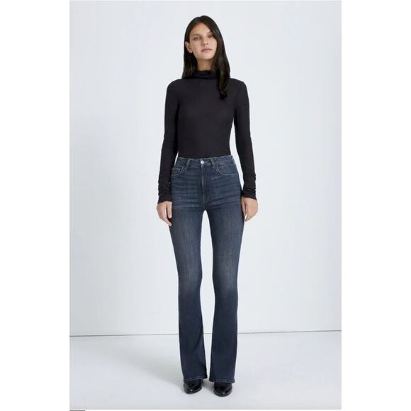 7 FOR ALL MANKIND No Filter Ultra High Rise Skinny Bootcut Jean 7U4I3850 // 28 - Picture 1 of 12